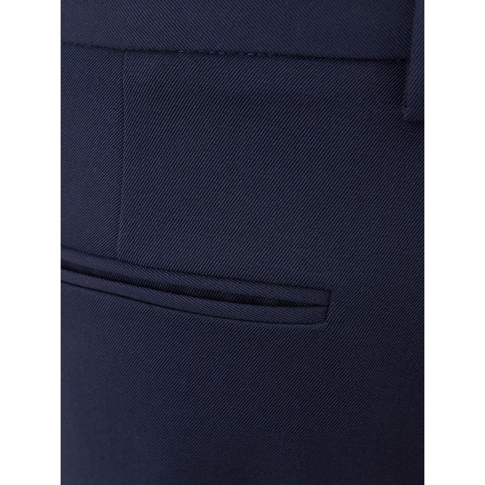 Blue Wool Jeans & Pant