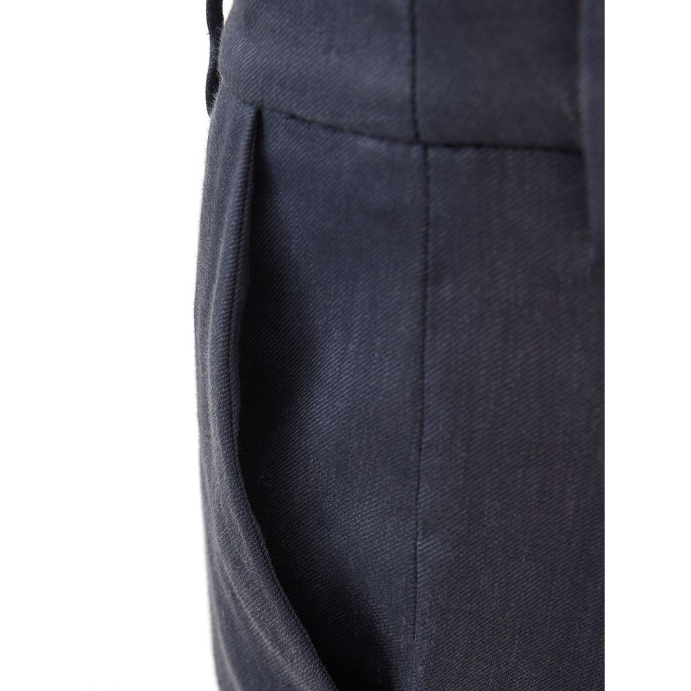 Blue Linen Jeans & Pant