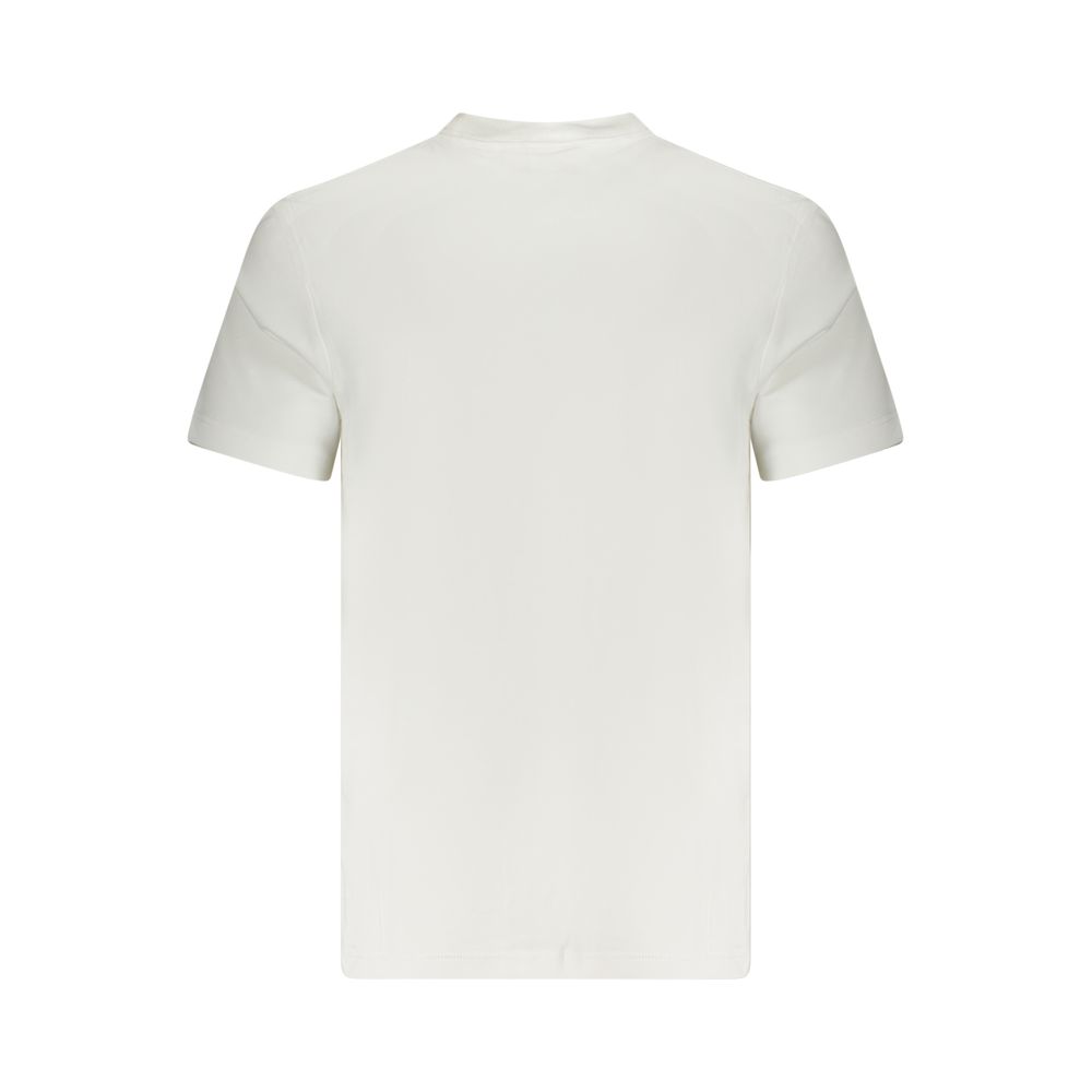 White Cotton Men T-Shirt