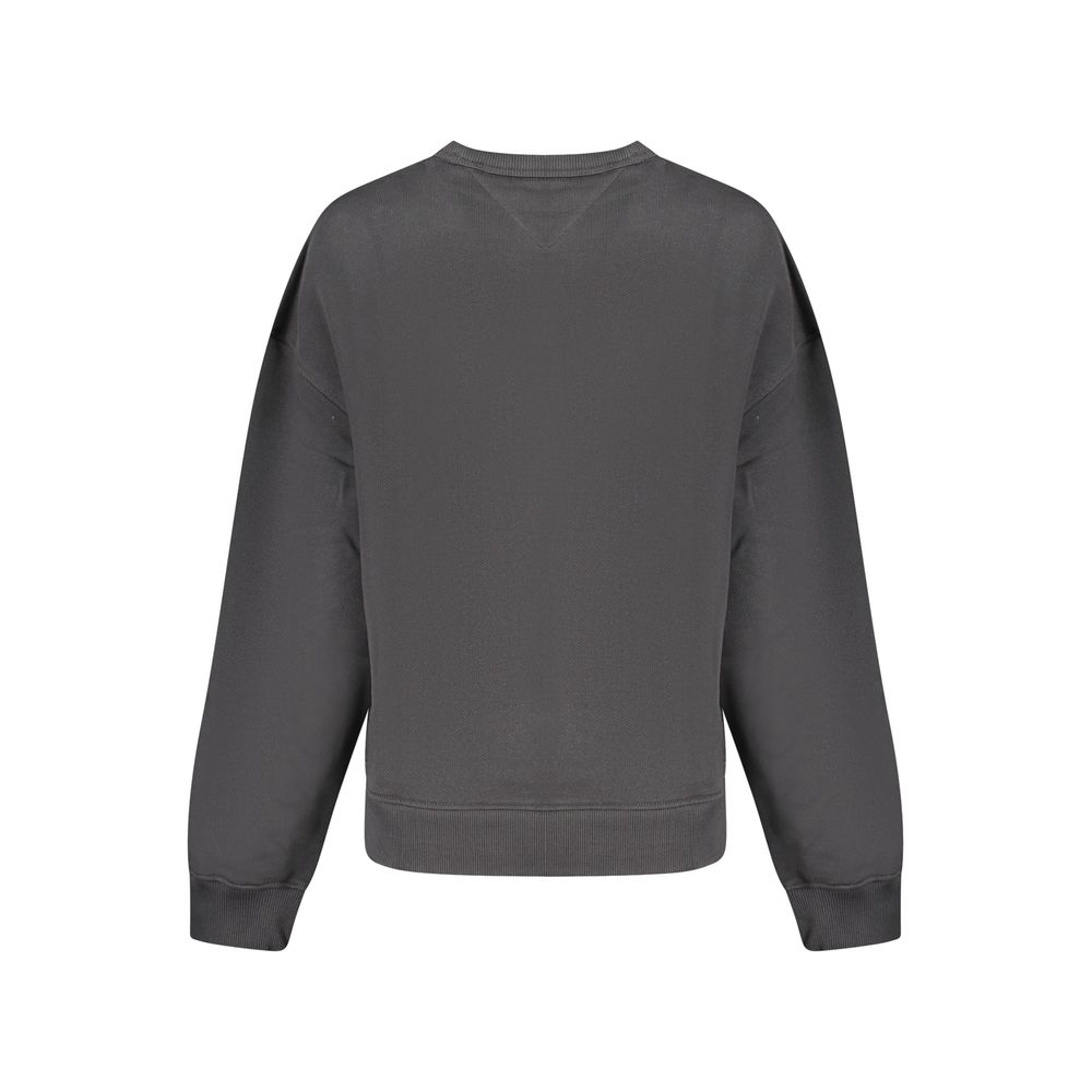 Black Cotton Women Sweater