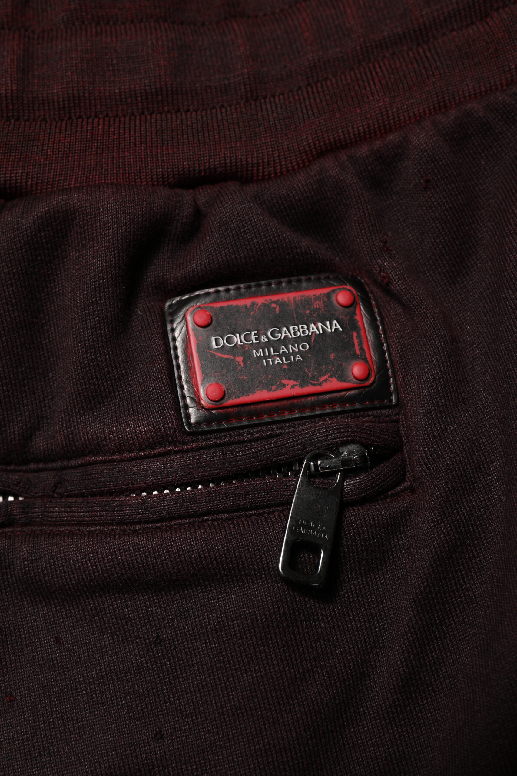 Bordeaux Cotton Bermuda Sweatshorts Shorts