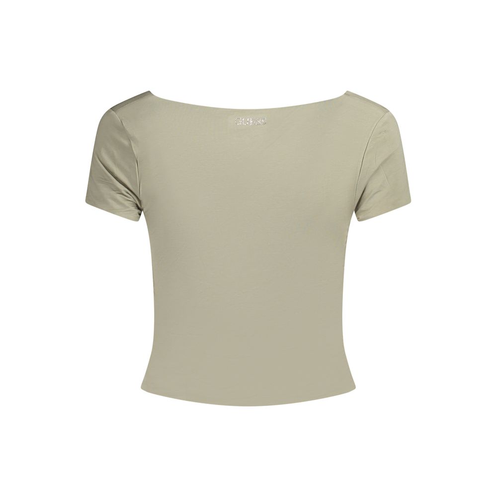 Green Modal Tops & T-Shirt
