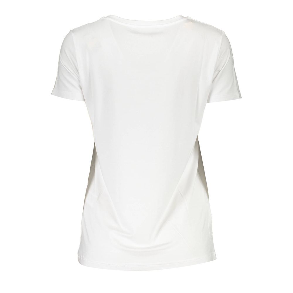 White Elastane Women Top hover