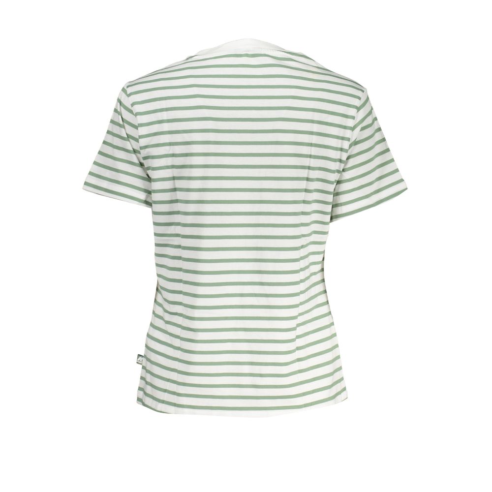Chic White Contrast Detail Tee hover